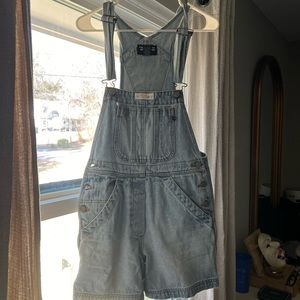 Vintage RL Denim Short Overalls